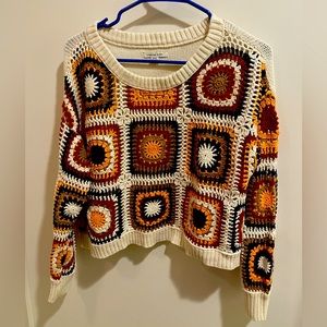 Medium AE granny square sweater